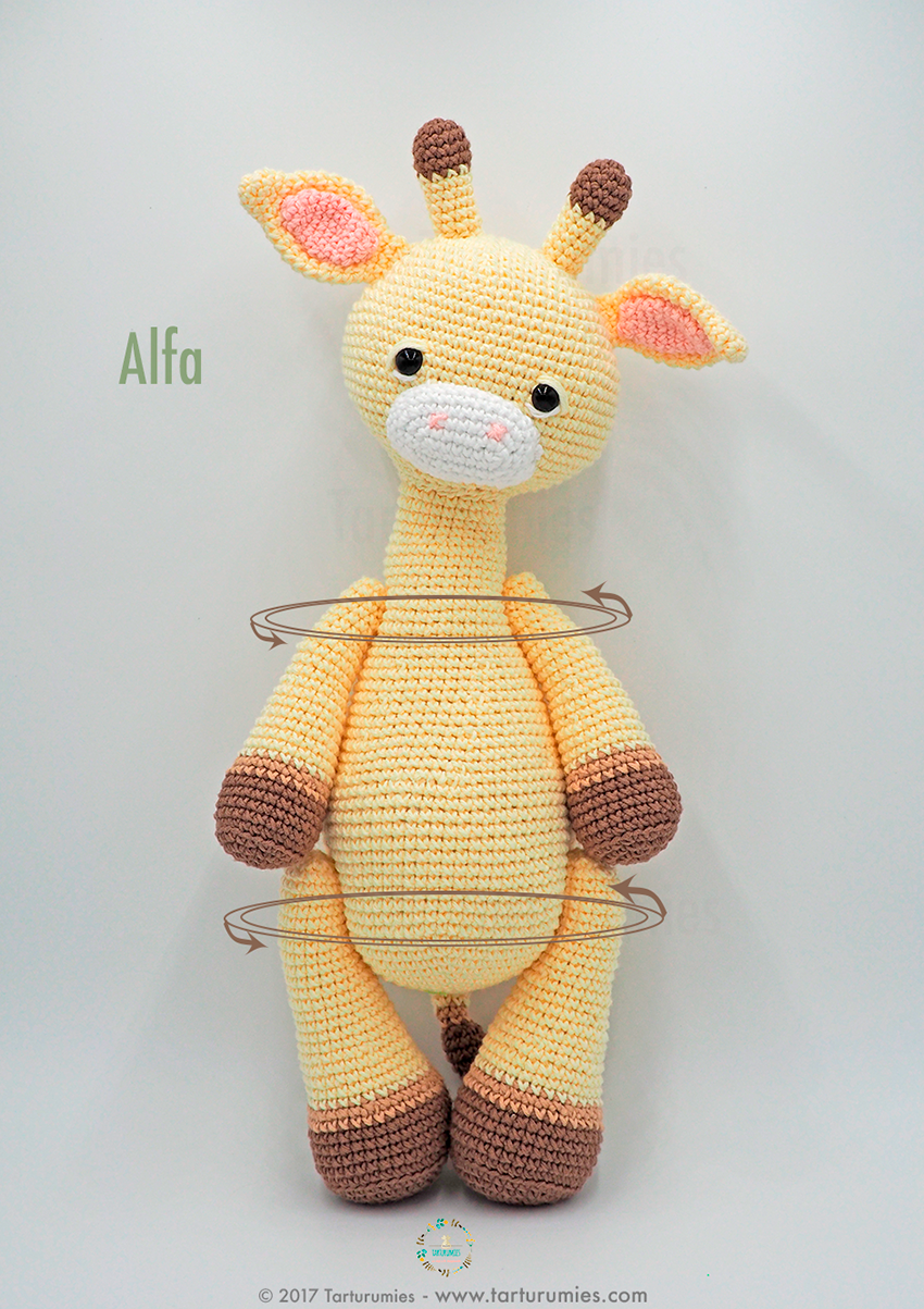 jirafa amigurumi paso a paso español