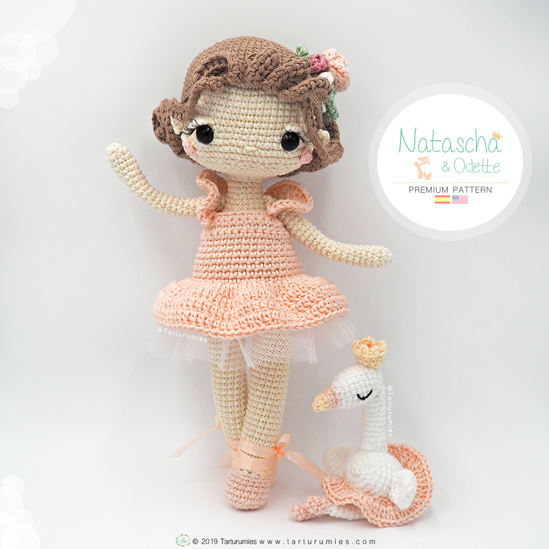 Muñeca bailarina tejida a crochet shop